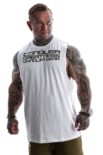 Conquer Greatness Muscle Tee